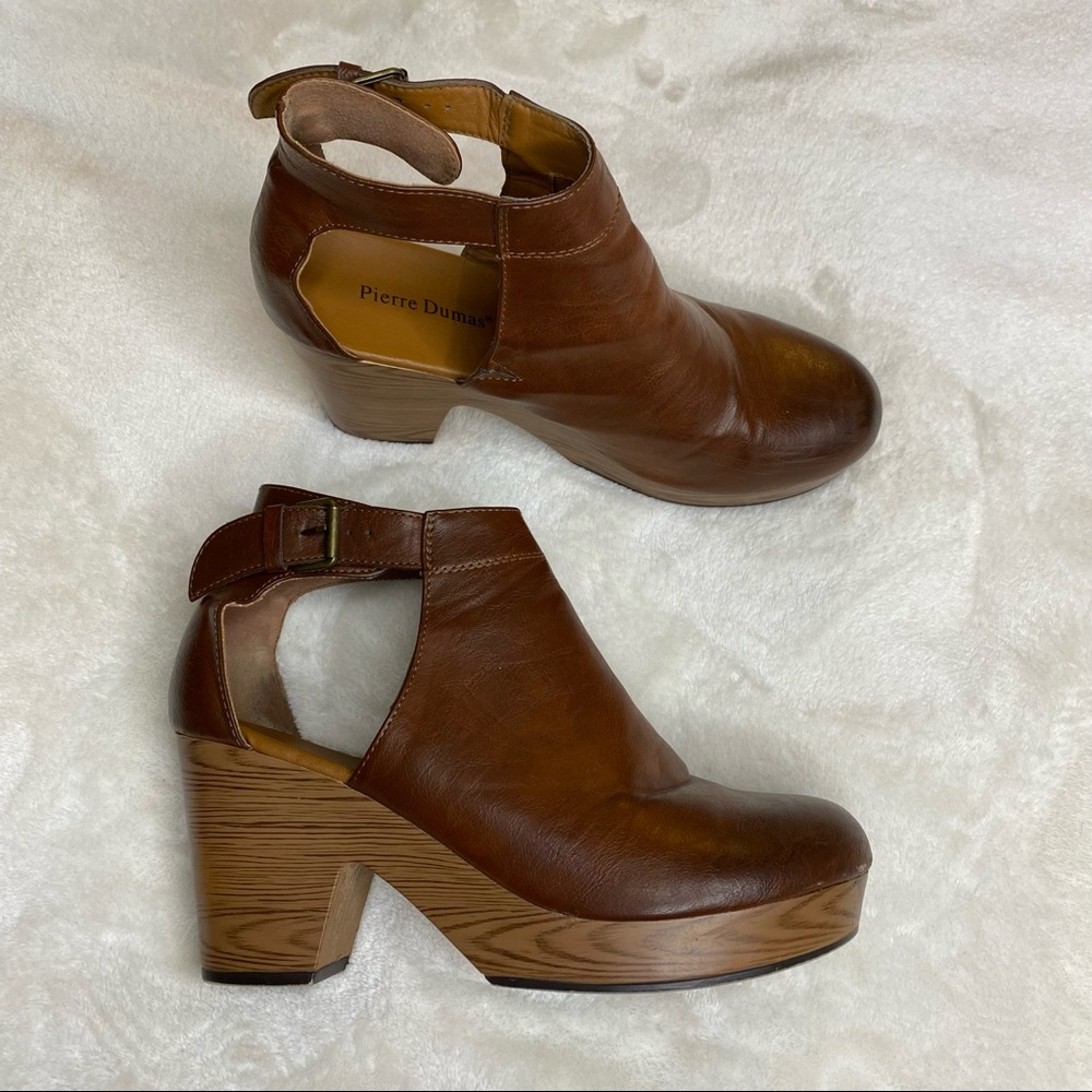 Pierre Dumas Amber Orchard Clogs 3.5" Heels size 10